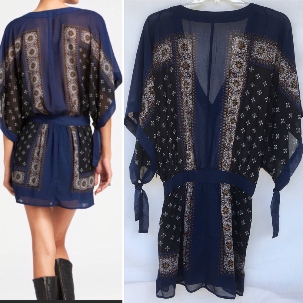 FREE PEOPLE • Boho Kimono Dress - Picture 2 of 16